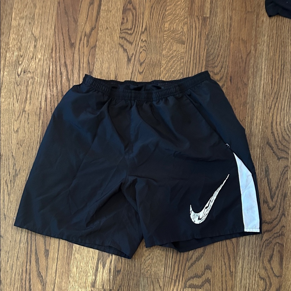 Nike Black and White Running Shorts